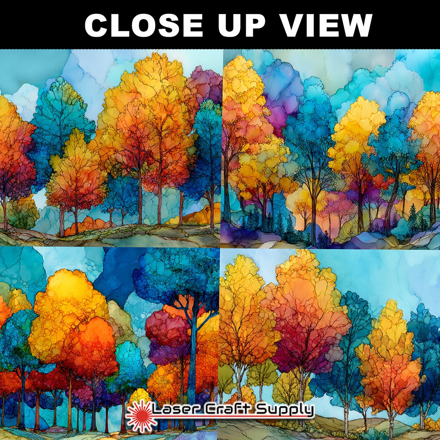 Fall Trees - tile
