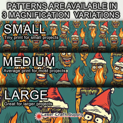 Creative Cast Acrylics - Festive Christmas Tiki Guys