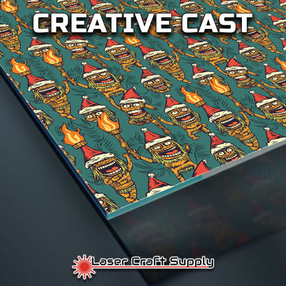 Creative Cast Acrylics - Festive Christmas Tiki Guys