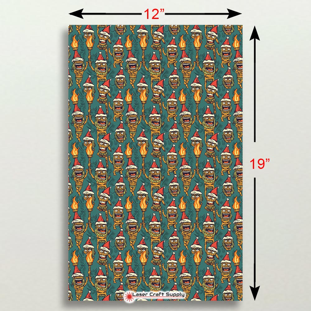 Creative Cast Acrylics - Festive Christmas Tiki Guys