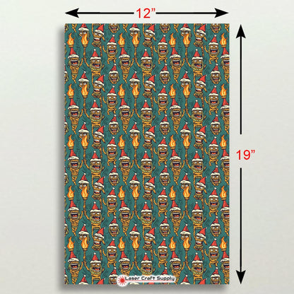 Creative Cast Acrylics - Festive Christmas Tiki Guys