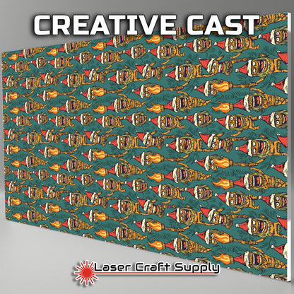 Creative Cast Acrylics - Festive Christmas Tiki Guys