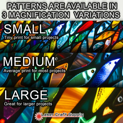 Creative Cast Acrylics - Fishy School -Stained Glass