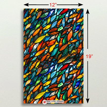 Creative Cast Acrylics - Fishy School -Stained Glass