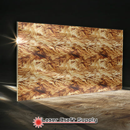 Fluffy Light Brown Fur - FULL SHEET
