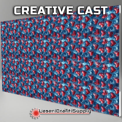 Creative Cast Acrylics - Frozen Hearts