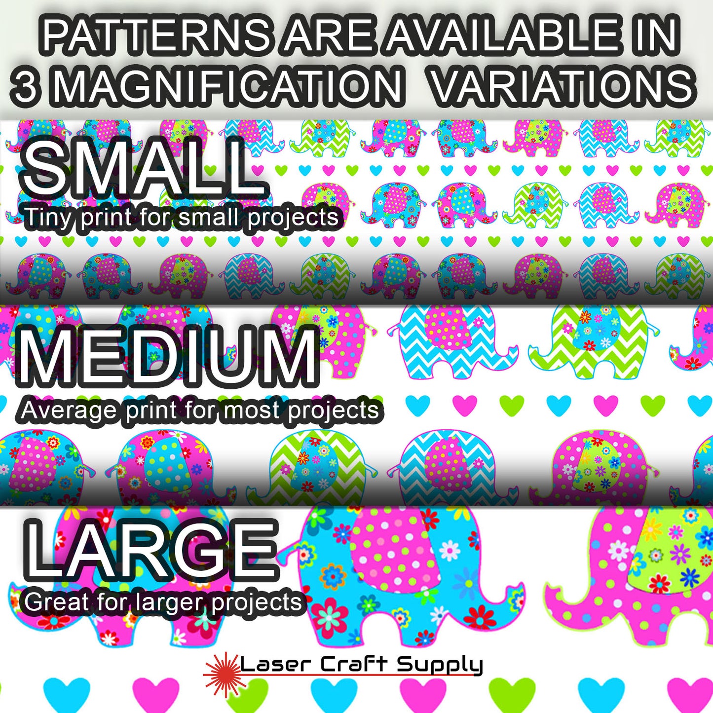 Creative Cast Acrylics - Fun Elephants