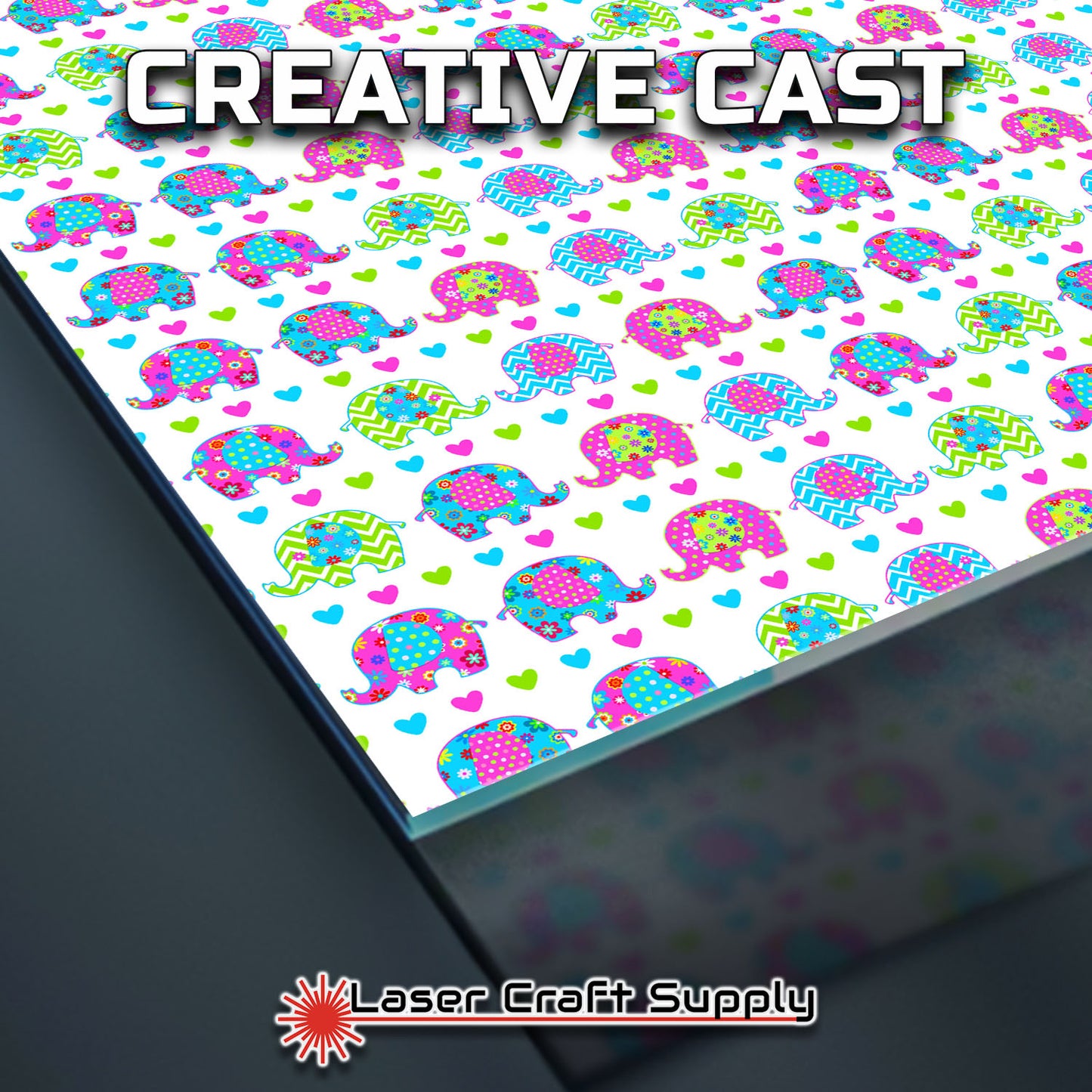 Creative Cast Acrylics - Fun Elephants