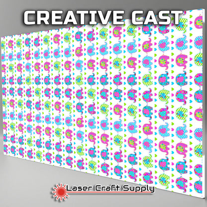 Creative Cast Acrylics - Fun Elephants