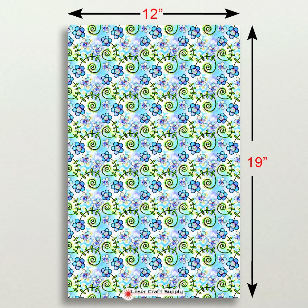 Creative Cast Acrylics - Fun Flowers in Blue & Green