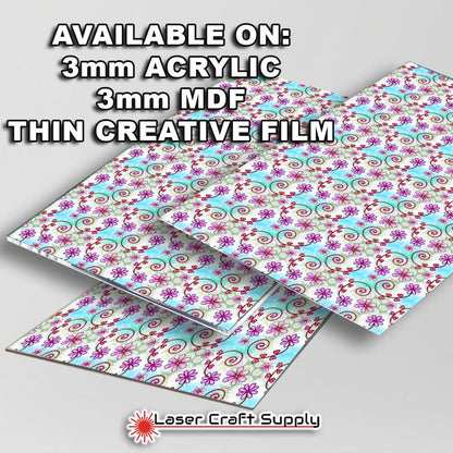 Creative Cast Acrylics - Fun Pink Flowers
