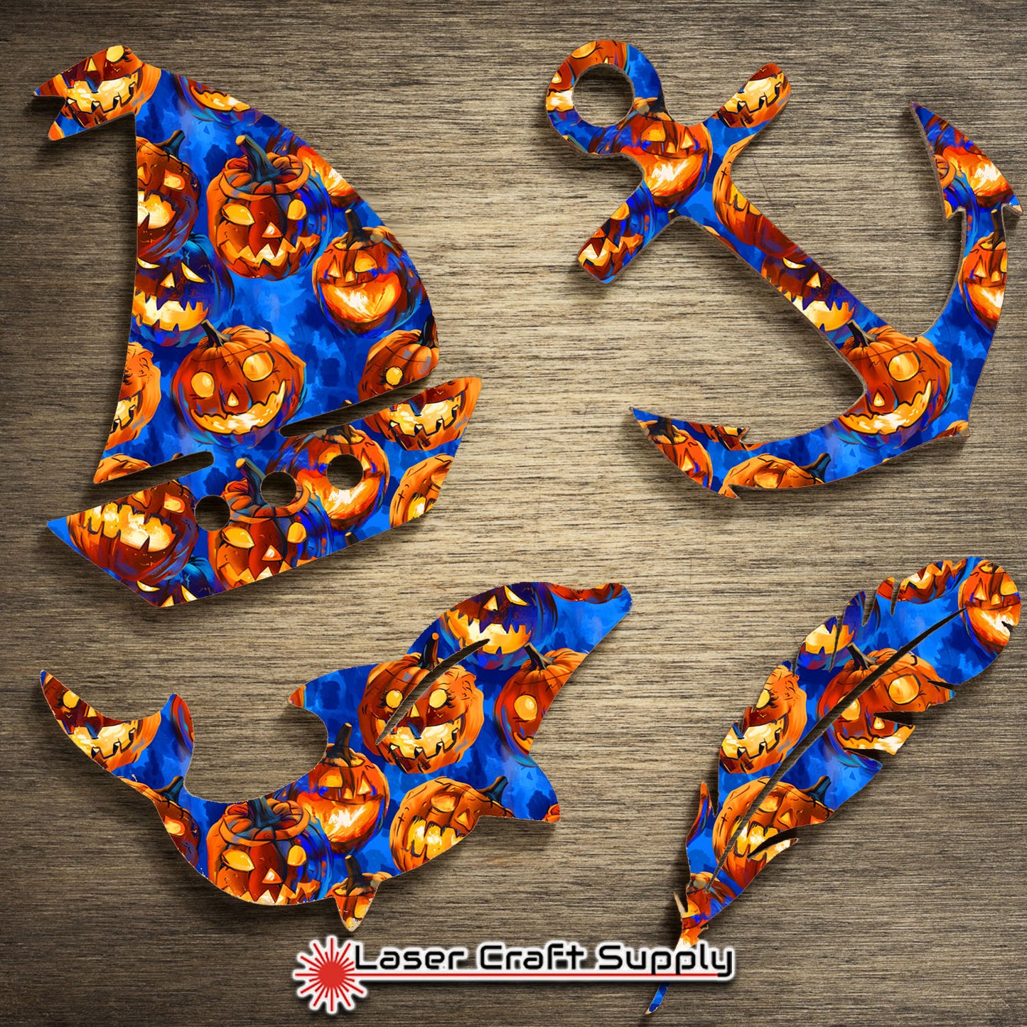 Creative Cast Acrylics - Funky Pumpkins