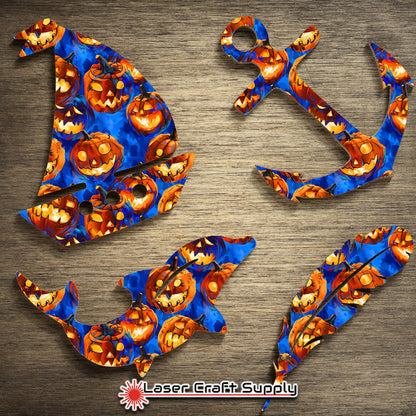 Creative Cast Acrylics - Funky Pumpkins