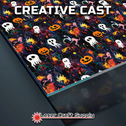 Creative Cast Acrylics - Ghost and Pumpkins