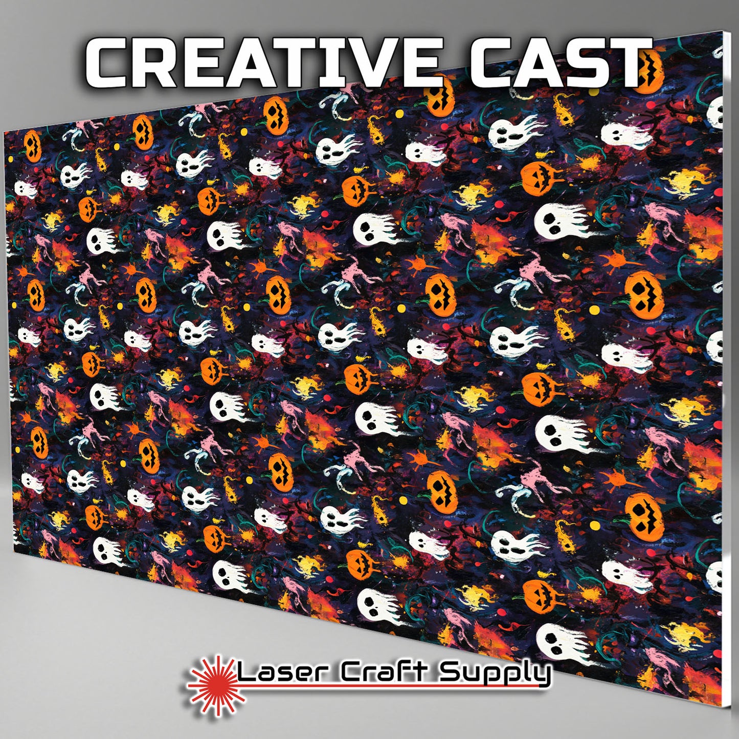 Creative Cast Acrylics - Ghost and Pumpkins