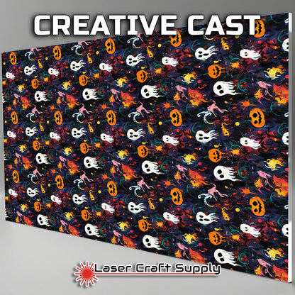 Creative Cast Acrylics - Ghost and Pumpkins