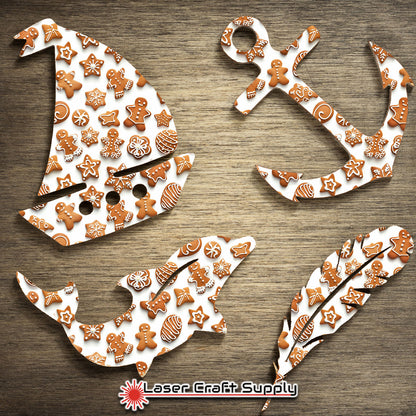 Creative Cast Acrylics - Gingerbread Cookies