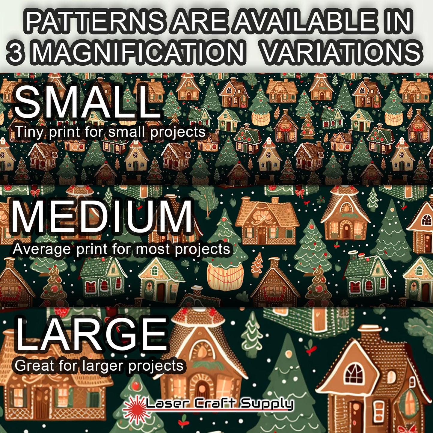 Creative Cast Acrylics - Gingerbread Houses