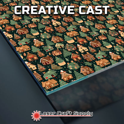 Creative Cast Acrylics - Gingerbread Houses