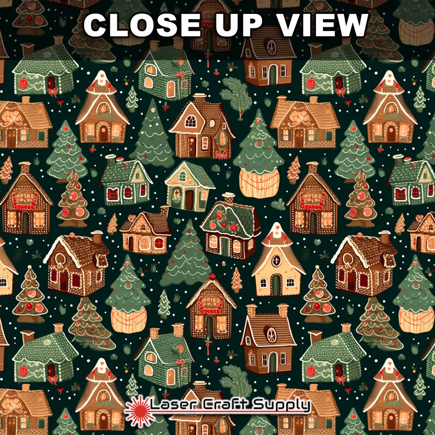 Creative Cast Acrylics - Gingerbread Houses