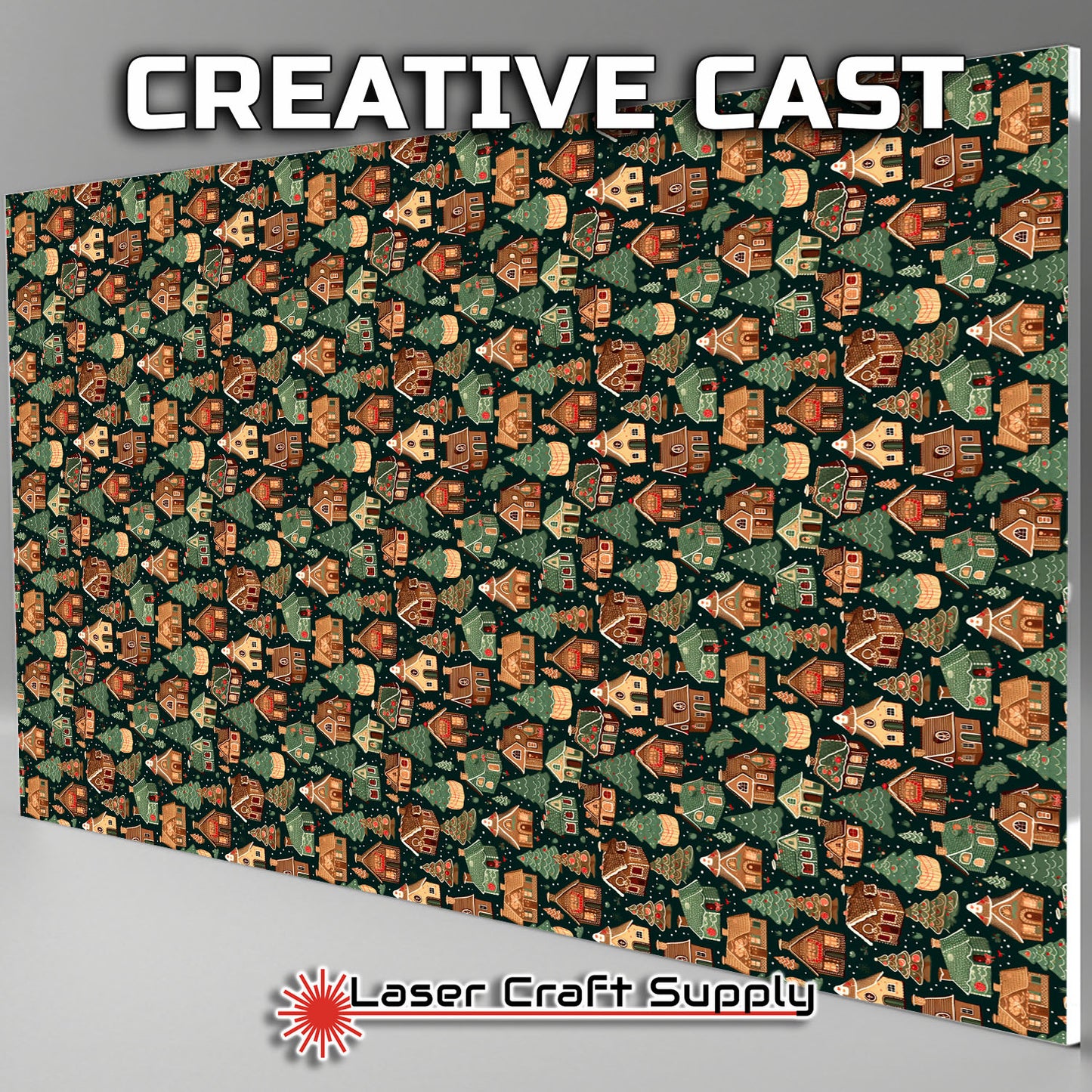 Creative Cast Acrylics - Gingerbread Houses