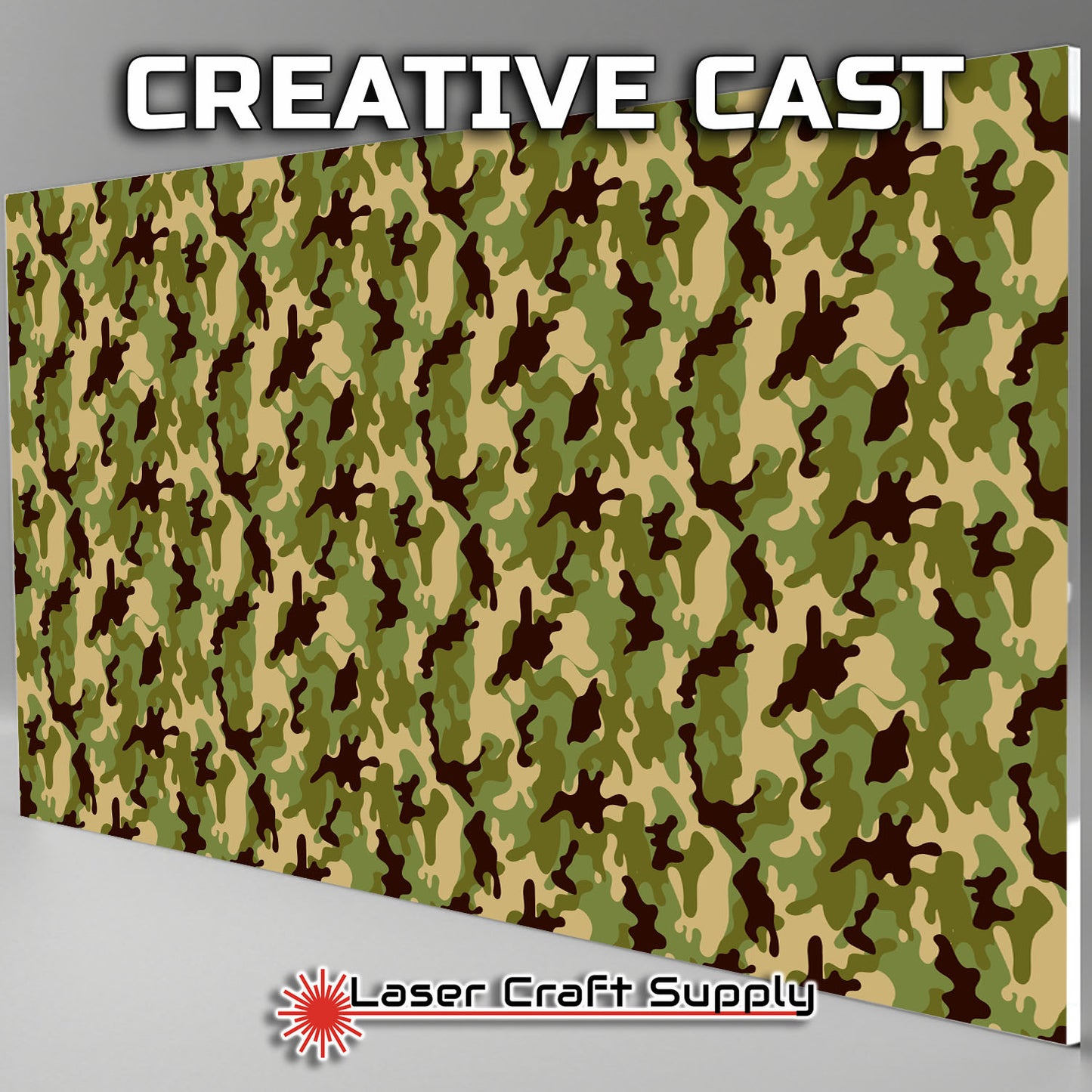 Creative Cast Acrylics - Green Camo