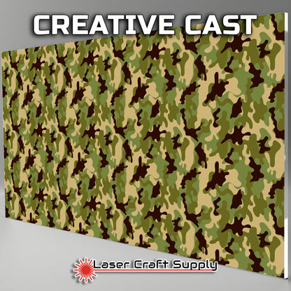 Creative Cast Acrylics - Green Camo
