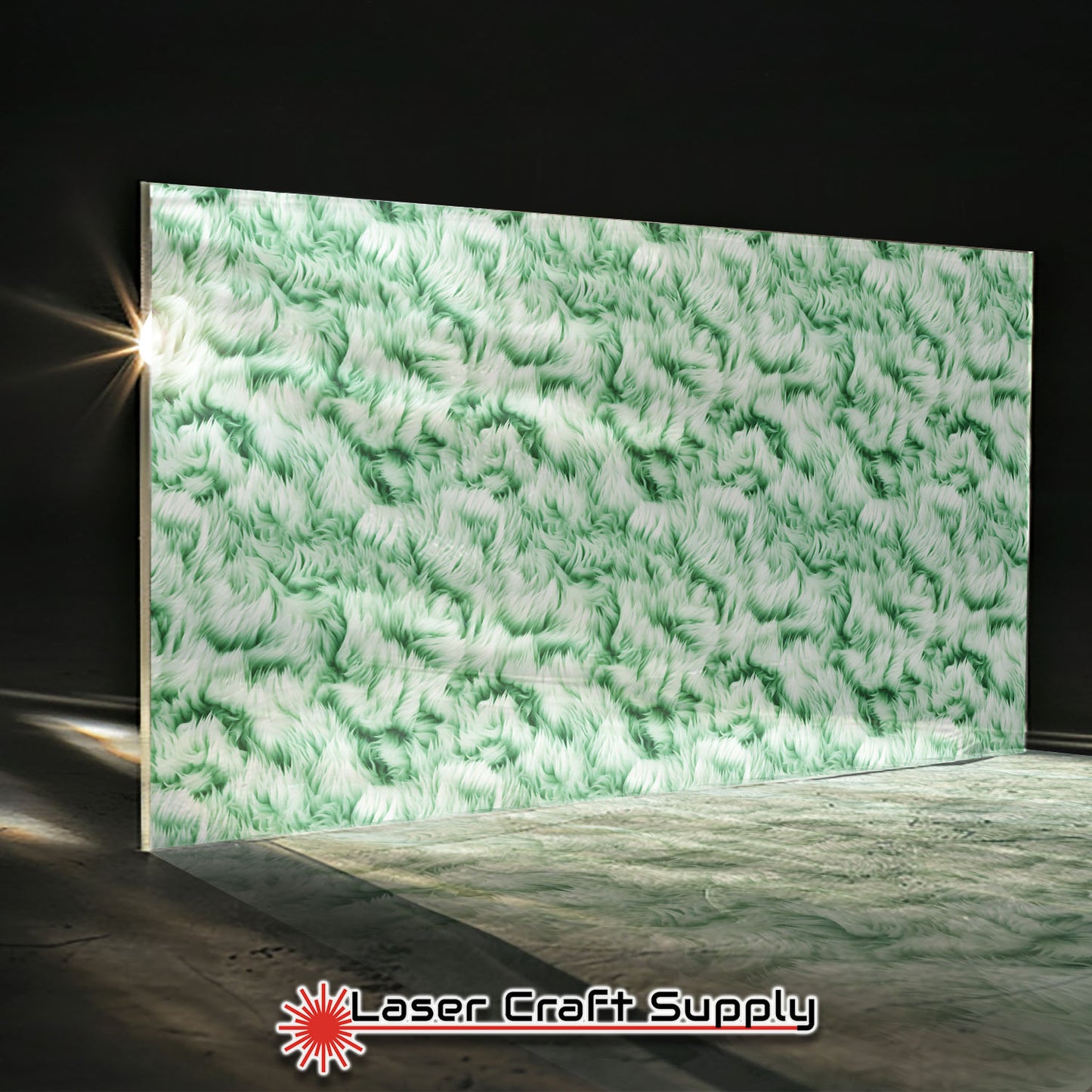 Green Fluff Fur - FULL SHEET