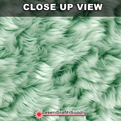 Green Fluff Fur - FULL SHEET
