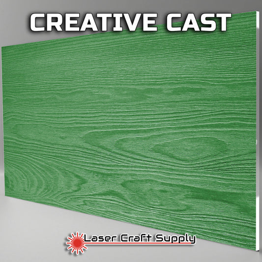 Green Wood Grain - FULL SHEET