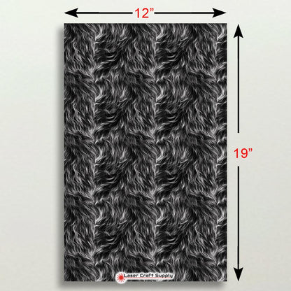 Grey Pup Fur- FULL SHEET