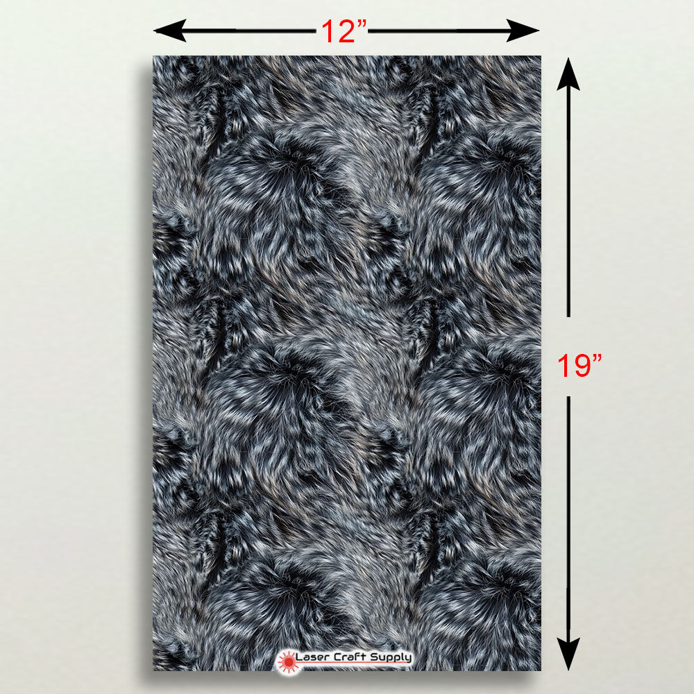 Grey Wolf Fur - FULL SHEET