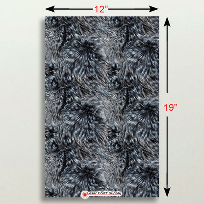 Grey Wolf Fur - FULL SHEET