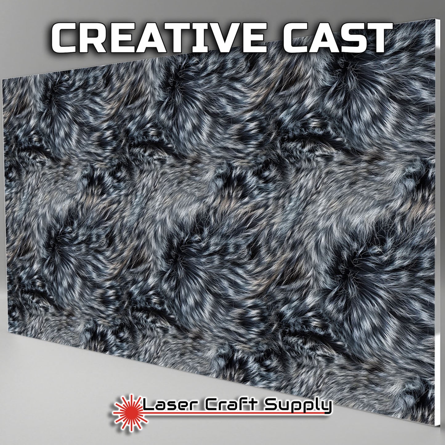Grey Wolf Fur - FULL SHEET