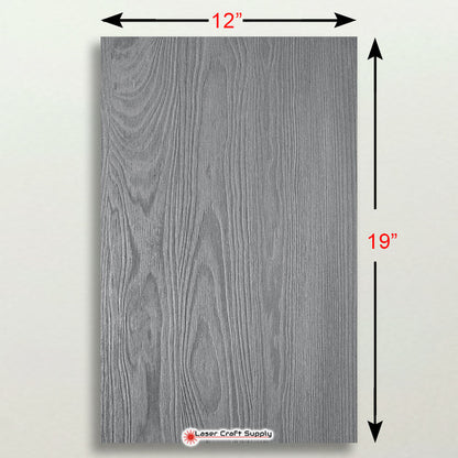 Grey Wood Grain - FULL SHEET