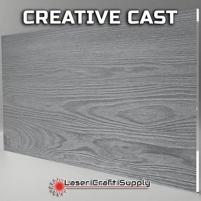 Grey Wood Grain - FULL SHEET