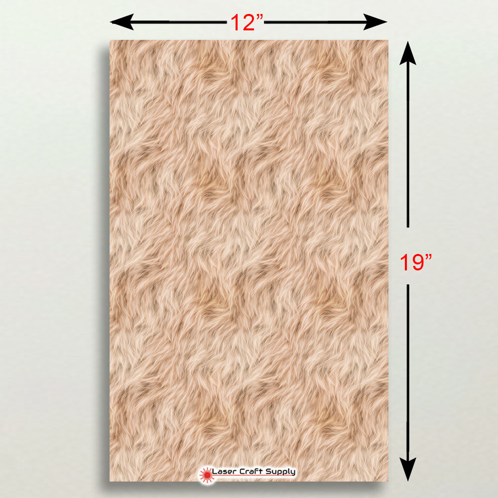 Hairy Tan Fur - FULL SHEET