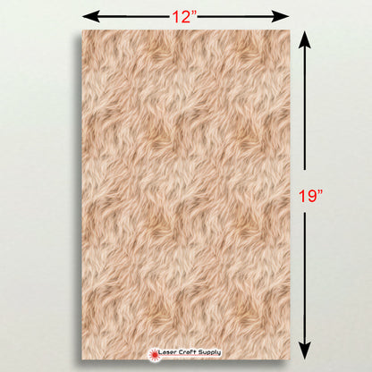 Hairy Tan Fur - FULL SHEET