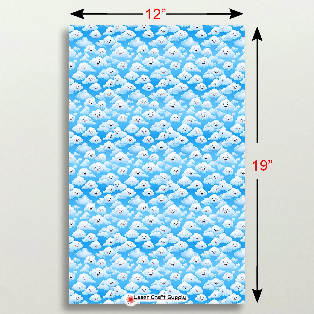 Creative Cast Acrylics - Happy Clouds