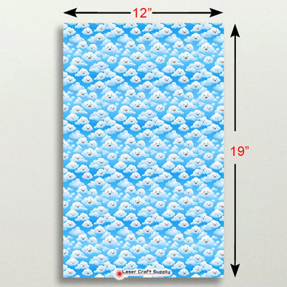 Creative Cast Acrylics - Happy Clouds