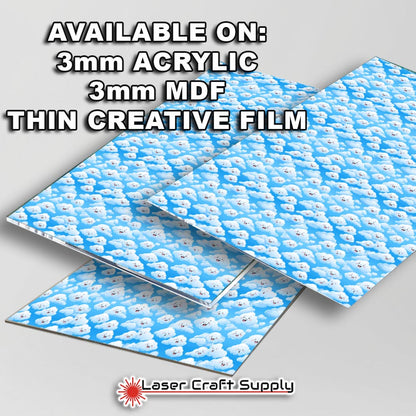 Creative Cast Acrylics - Happy Clouds