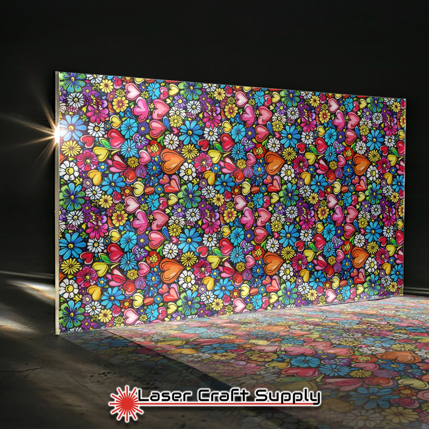 Creative Cast Acrylics - Hearts & Flowers