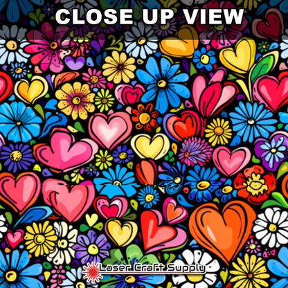 Creative Cast Acrylics - Hearts & Flowers