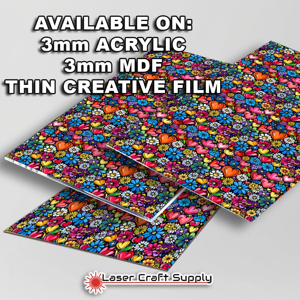 Creative Cast Acrylics - Hearts & Flowers