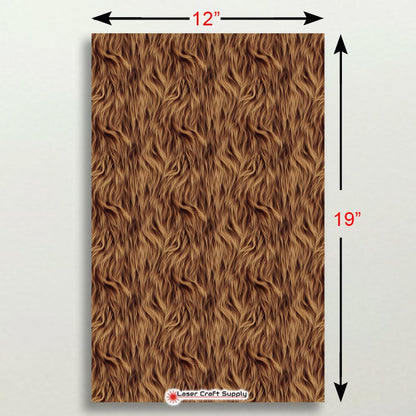 Highland Cow Fur - FULL SHEET