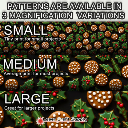 Creative Cast Acrylics - Holly & Cookies