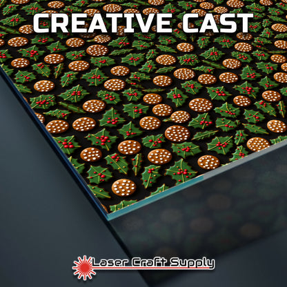 Creative Cast Acrylics - Holly & Cookies