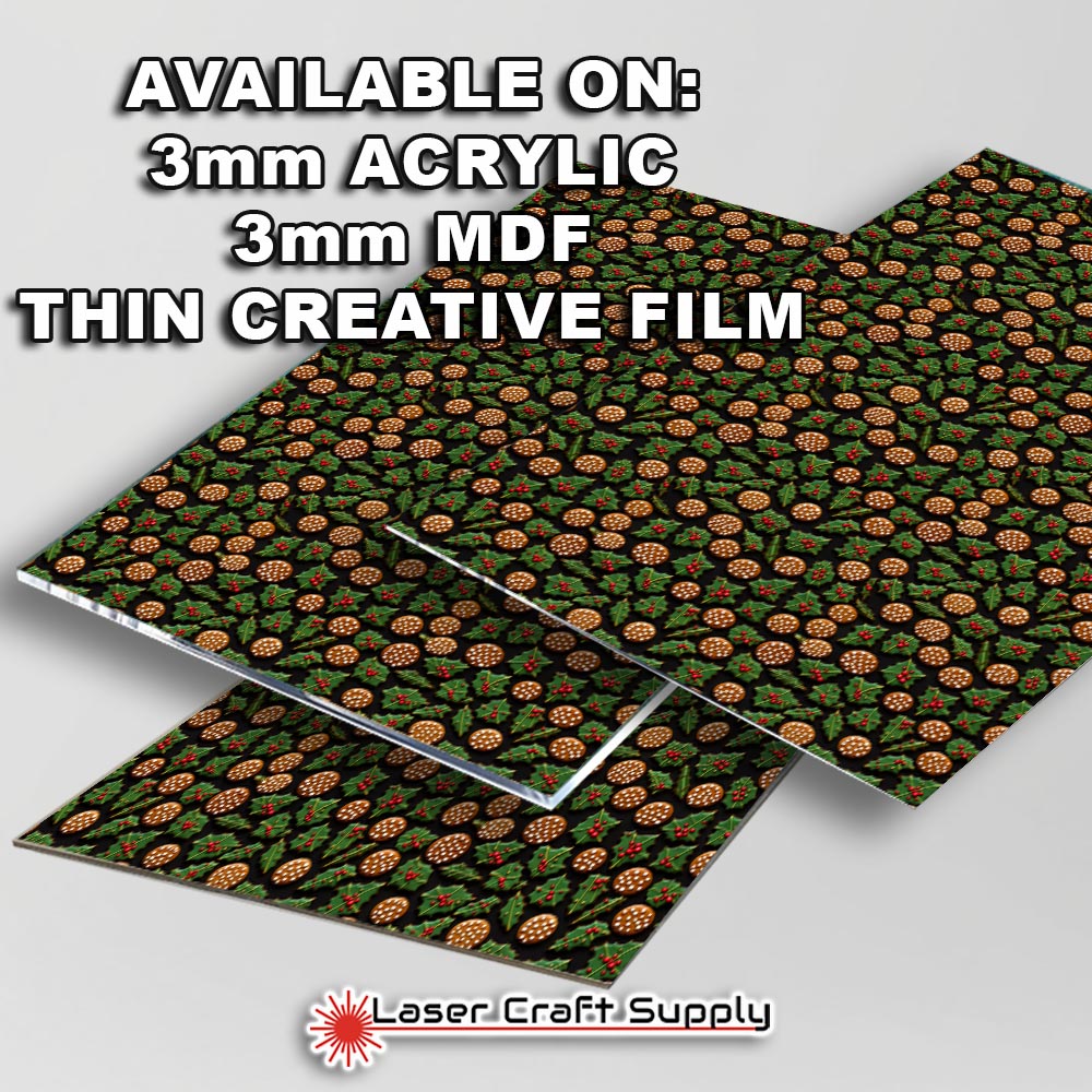 Creative Cast Acrylics - Holly & Cookies