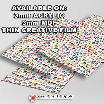 Creative Cast Acrylics - Homes