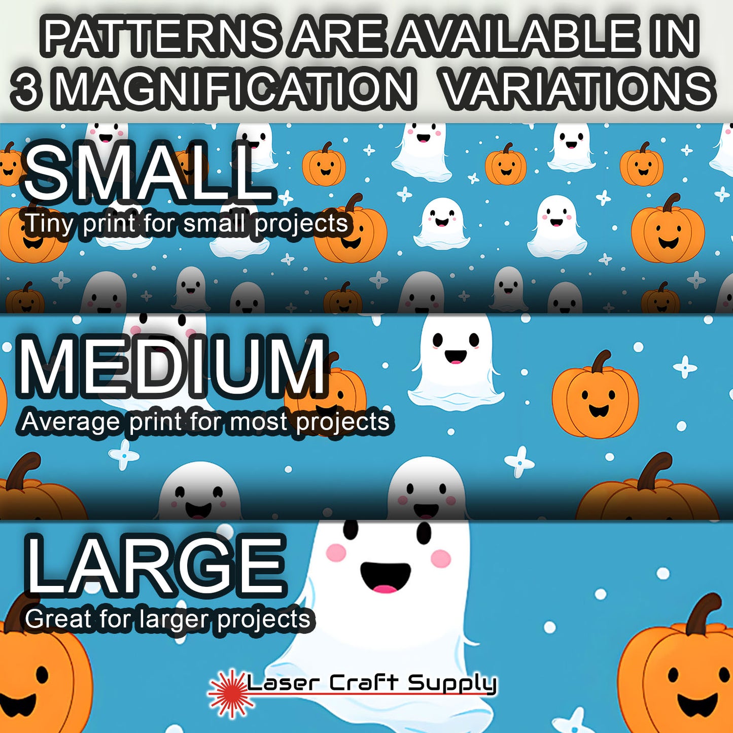 Creative Cast Acrylics - Fun Ghost & Pumpkins